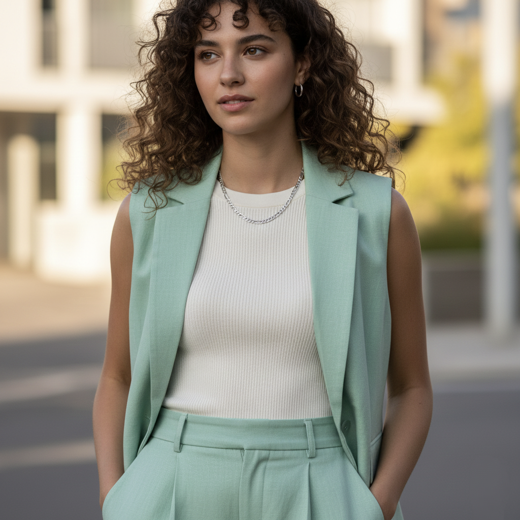 Gargantilla de Eslabones Figaro 3,7mm en Plata de Ley 925 Bañada en Oro 18K