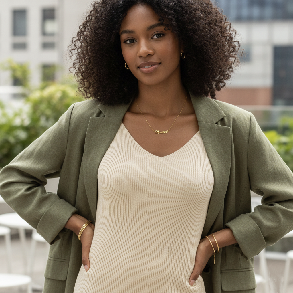 Collar con Nombre Personalizado | Acero Inoxidable